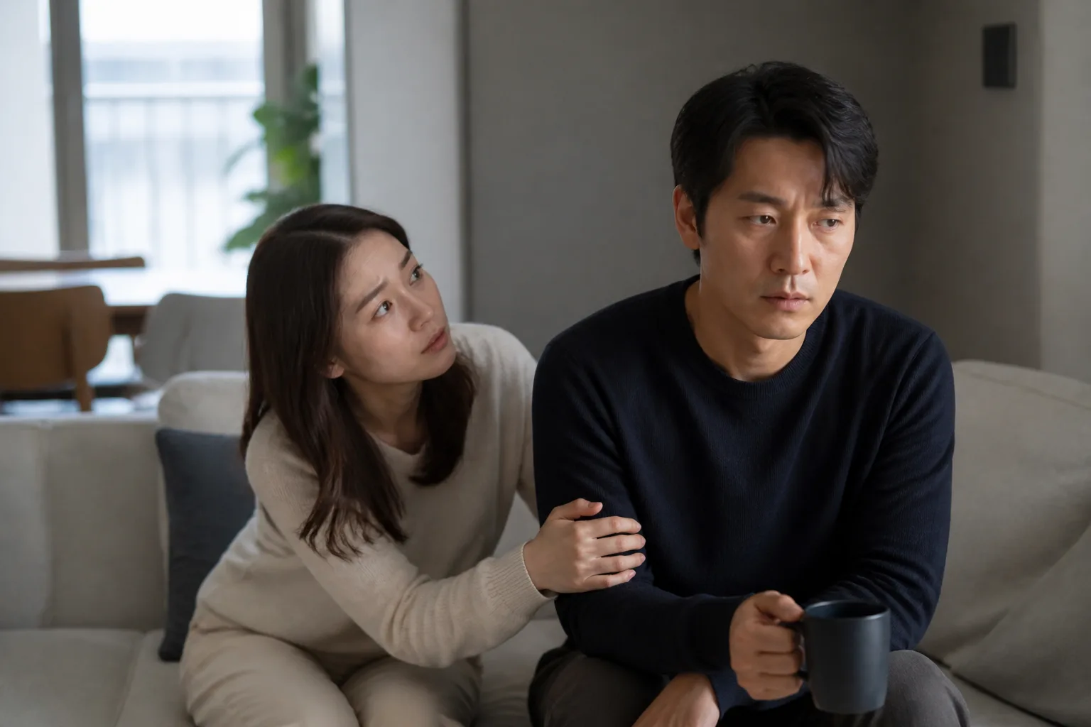 매달려 붙잡은 관계가 불안하다면 상황을 일상 공간에서 차분히 마주하는 한국 성인들의 자연스러운 모습