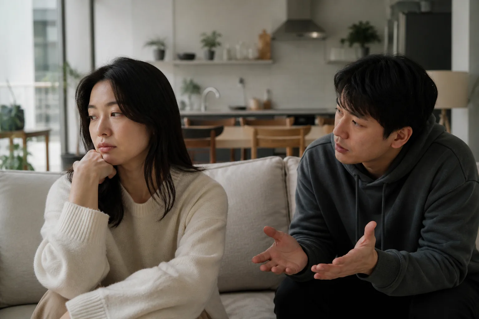 밀어내던 사람이 다시 다가올 때 확인할 것 상황을 일상 공간에서 차분히 마주하는 한국 성인들의 자연스러운 모습