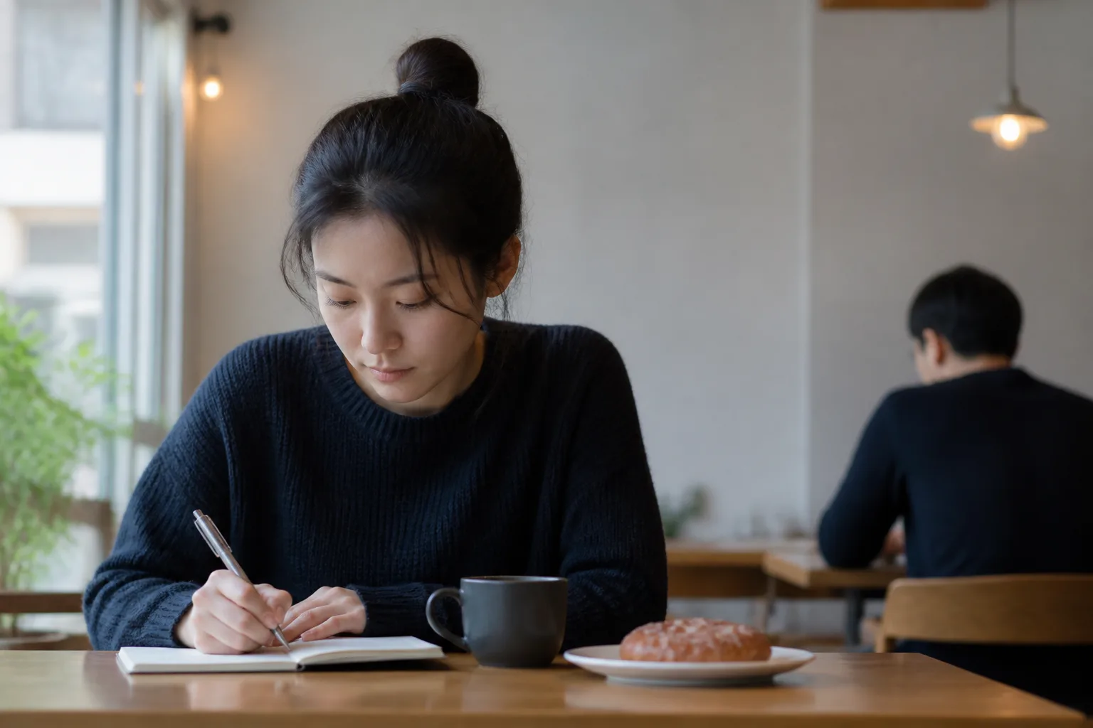 잘 지내는 모습을 보여주면 잊힐까 봐 두려울 때 상황을 일상 공간에서 차분히 마주하는 한국 성인들의 자연스러운 모습