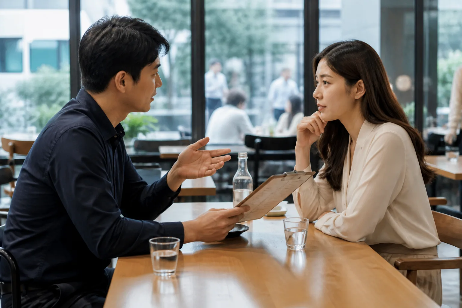 아무거나 괜찮다는 말, 진짜 괜찮은 걸까 상황을 일상 공간에서 차분히 마주하는 한국 성인들의 자연스러운 모습