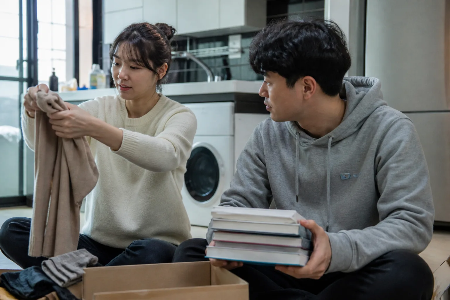 잘 통하는 느낌보다 먼저 봐야 할 가치관 상황을 일상 공간에서 차분히 마주하는 한국 성인들의 자연스러운 모습