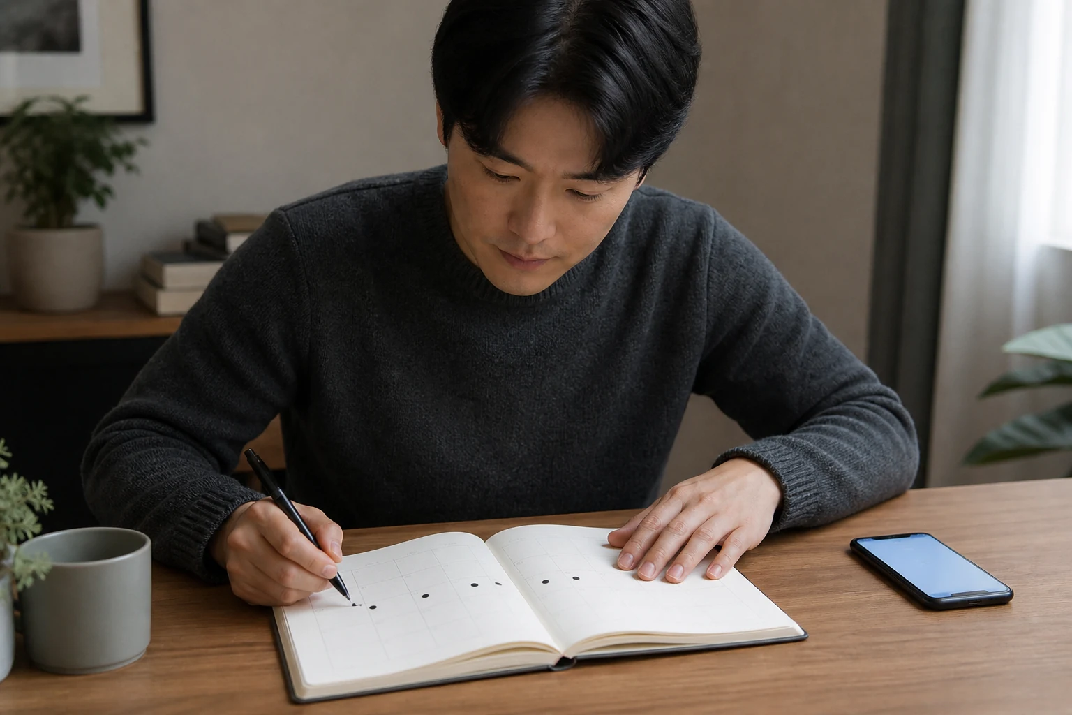다시 온 연락의 반가움보다 사라졌던 사흘과 반복 간격을 달력에서 확인하는 사람