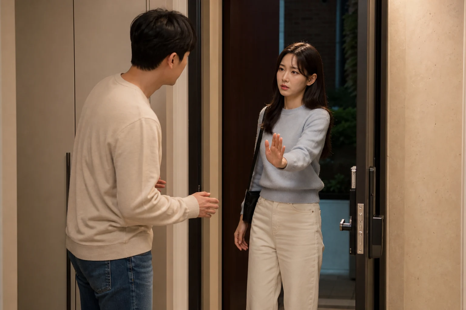 데이트 뒤 더 가까워지지 않겠다는 뜻을 밝히고 존중받는 사람