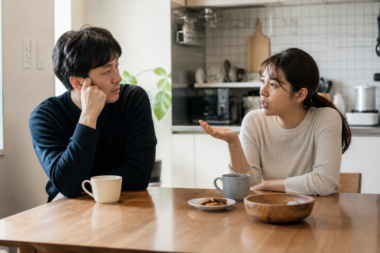 趣味の話を自然に交わす人たち