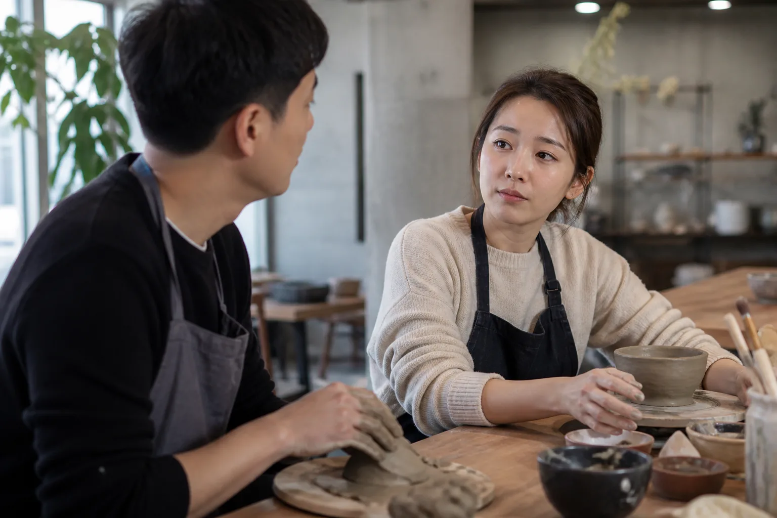 미안하다는 말은 믿고 싶은데 자꾸 반복될 때 상황을 일상 공간에서 실제 행동과 표정으로 마주하는 한국 성인의 자연스러운 모습